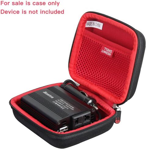 Hermitshell Hard Travel Case for Bapdas 150W / Foval 150W Car Power Inverter DC 12V to 110V AC Car Converter (Black) in Saudi Arabia