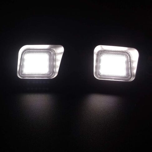 2pcs LED Rear License Plate Lamp Light For 2003 to 2018 Dodge RAM 1500 2500 3500 Pickup Truck, Super White LED Lights, with Canbus and Resistors No Error in Kuwait
