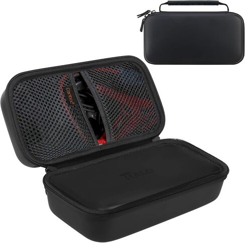 Canboc Hard Carrying Case for Halo Bolt ACDC Max 55500 mWh Car Jump Starter, Portable Phone Laptop Charger Power Bank, Mesh Bag for Jumper Cable, AC Wall Charger, Car Charge, Black in Saudi Arabia