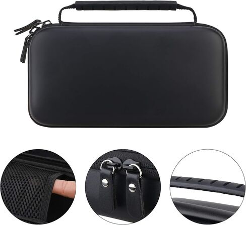 Canboc Hard Carrying Case for Halo Bolt ACDC Max 55500 mWh Car Jump Starter, Portable Phone Laptop Charger Power Bank, Mesh Bag for Jumper Cable, AC Wall Charger, Car Charge, Black in Saudi Arabia