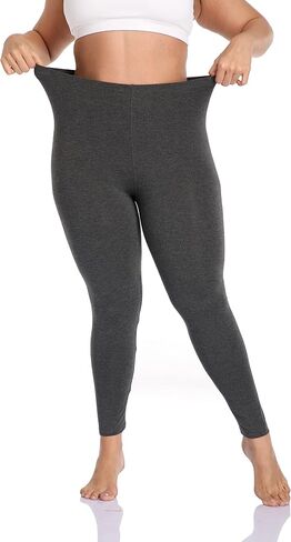DESTTY Women's Plus Size Long Leggings Lightweight Stretchy Sports Yoga Pants Cropped Pants in Saudi Arabia