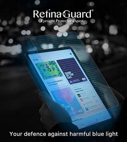 Anti Blue Light Tempered Glass Screen Protector for 2022 iPad 10 | ipad 10.9 screen protector SGS and Intertek Tested, Blocks Excessive Harmful Blue Light, Reduce Eye Fatigue (10.9 Inch) in Saudi Arabia