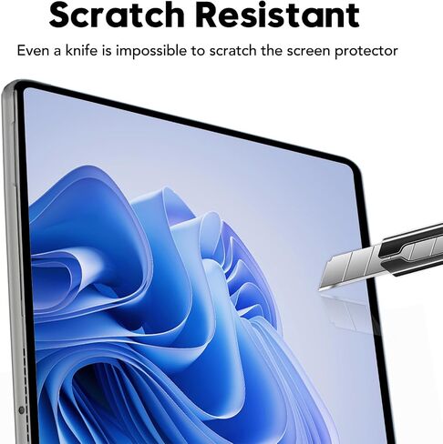 [عبوتان] واقي شاشة من الزجاج المقسى لجهاز Microsoft Surface Pro 8/Surface Pro X 13 بوصة، سهل التركيب، مقاوم للخدش، واقي شاشة لمس لطيف in Kuwait
