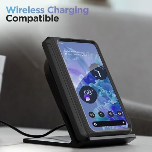 حافظة متينة 2 في 1 لهاتف Google Pixel Fold مع واقي شاشة زجاجي مدمج وحافظة حزام من النايلون in Saudi Arabia