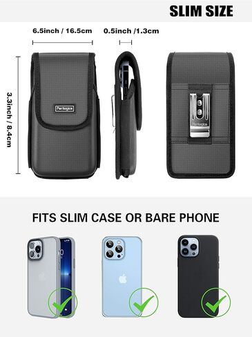 إيفا رغوة الحافظة الهاتف. إغلاق مغناطيسي من نسيج التويل، مشبك حزام معدني بمسامير مزدوجة مخصصة. لهاتف iPhone 15 Plus، وiPhone 15 Pro Max، وiPhone 14 Pro Max، و14 Pro Max مع حافظة هاتف متينة in Kuwait