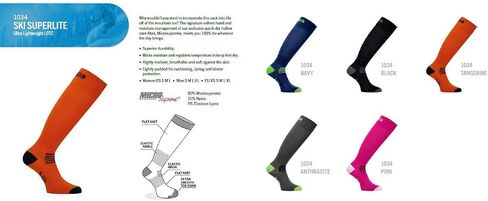 Eurosock Ski Super Light Ski Socks- 1034 in Saudi Arabia