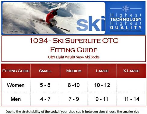 Eurosock Ski Super Light Ski Socks- 1034 in Saudi Arabia