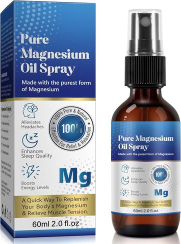 Magnesium Spray - Pure Magnesium Oil - Natural Deodorant -Topical Magnesium Chloride Oil Spray 2.0 fl.oz in Kuwait