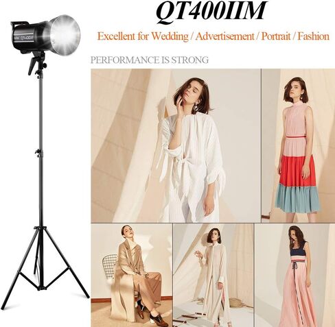GODOX QT400IIM Studio Strobe Flash Light 400W Professional Photography Studio Lights Monolight Modeling Lamp for Studio Portrait Photography (QT400IIM) in Saudi Arabia