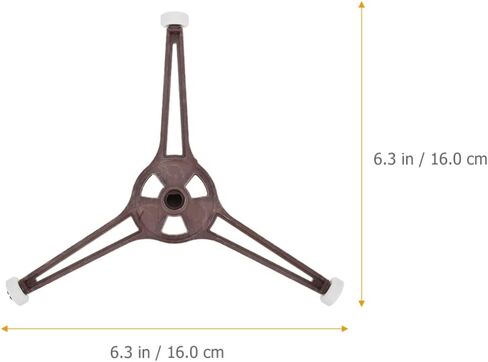 SOLUSTRE Microwave Turntable Ring Triple Arm Rotating Ring Roller Holder Glass Plate Tray Support Microwave Oven Tray Replacement Accessories for Microwave Oven 14MM in Saudi Arabia