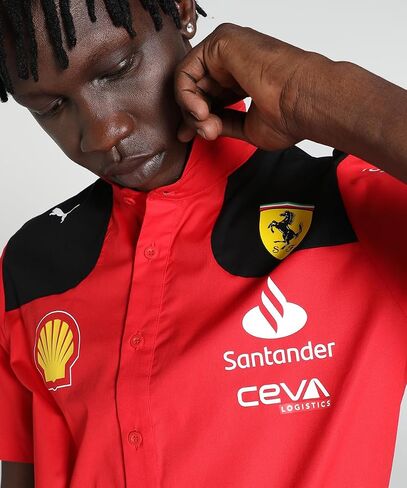 Scuderia Ferrari - 2023 Team Shirt - Men - Red - Size: L in Saudi Arabia