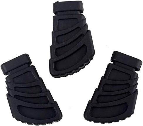Drum Rubber Feet 3Pcs for Drum Hardware Cymbal Stand Rack Bracket Percussion Parts Black,Size Large in Saudi Arabia
