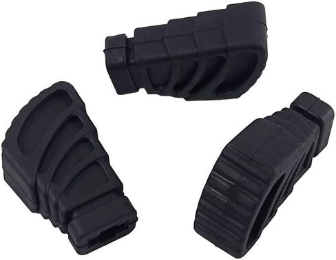 Drum Rubber Feet 3Pcs for Drum Hardware Cymbal Stand Rack Bracket Percussion Parts Black,Size Large in Saudi Arabia
