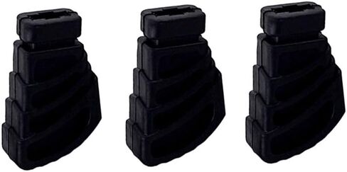 Drum Rubber Feet 3Pcs for Drum Hardware Cymbal Stand Rack Bracket Percussion Parts Black,Size Large in Saudi Arabia