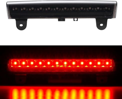 HAKA TOUGH LED 3rd Third Brake Light for 2000-2006 Chevy Suburban 1500 2500 Tahoe/GMC Yukon XL Rear Brake Center High Mount Stop Tail Light Accessories,Replace OEM # 15170955,Smoked in Saudi Arabia