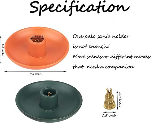 2 بالو سانتو حامل السيراميك البخور الموقد لبالو سانتو الخشب بالو سانتو العصي حامل حامل السيراميك لعصي بالو سانتو in Kuwait