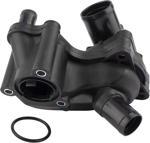 Coolant Thermostat Housing Assembly w/2 Sensors + Gasket Fit For Ford Explorer 1997-2001, For Mercury Mountaineer 1998-2001 4.0L V6 Replace# YU3Z8A586AA, 902-204 in Saudi Arabia