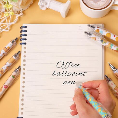 أقلام كابيبارا اللطيفة الثابتة: 24 قطعة من أقلام المدرسة كاواي اللطيفة هدايا قلم كابيبارا اللطيفة لحفلات مكتب المدرسة in Kuwait