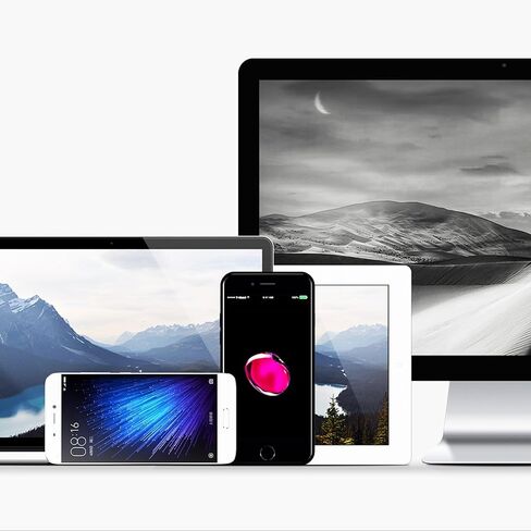 ZMI [3.3 قدم] كابل كومبو MFi وMicro-USB معتمد 2 في 1 لأجهزة iOS وAndroid، بطول 1 متر، للشحن ومزامنة البيانات لأجهزة iPhone وiPad وiPod والمزيد in Kuwait