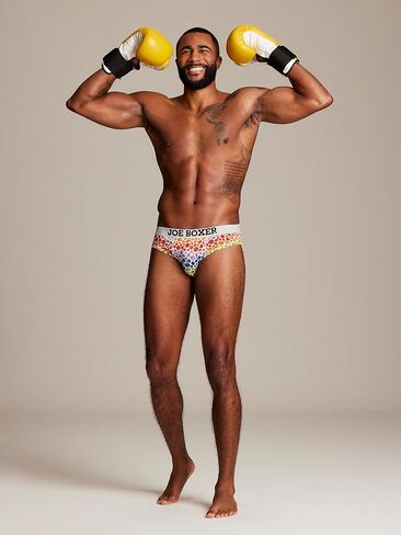 ملابس داخلية رجالي من JOE BOXER Pride Edition Rainbow مكونة من 4 قطع، ملابس داخلية رجالية منخفضة الارتفاع من الألياف الدقيقة، عبوة من 4 قطع in Kuwait