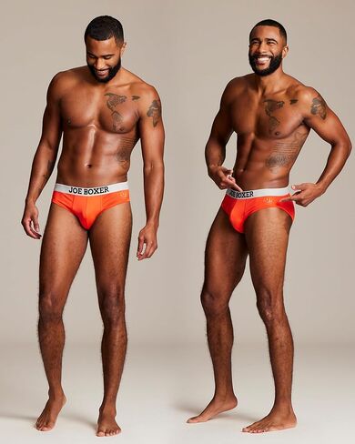 ملابس داخلية رجالي من JOE BOXER Pride Edition Rainbow مكونة من 4 قطع، ملابس داخلية رجالية منخفضة الارتفاع من الألياف الدقيقة، عبوة من 4 قطع in Kuwait