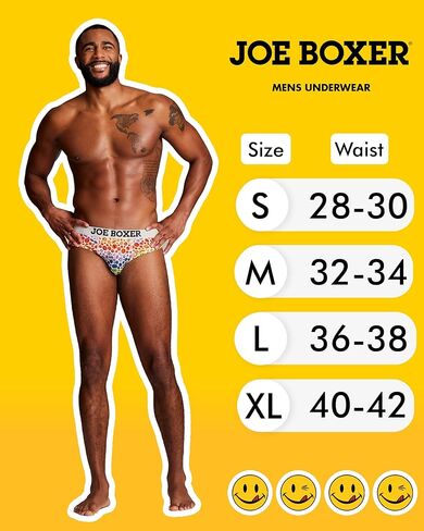 JOE BOXER Pride Edition Rainbow Mens Underwear Briefs 4-Pack, Microfiber Low-Rise Mens Briefs Underwear Pack of 4 in Saudi Arabia