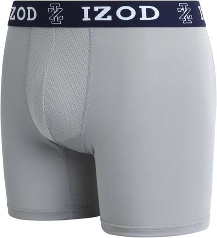 ملابس داخلية للرجال من IZOD - 12 قطعة سراويل داخلية رياضية ناعمة الأداء (S-XL) in Saudi Arabia
