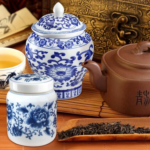 Set of 6 Small Blue and White Porcelain Vases Marble Vases Blue Chinoiserie Decor Gifts Ceramic Flower Vases Porcelain Classic Decor for Home Table Centerpieces Bookshelf(Retro) in Saudi Arabia