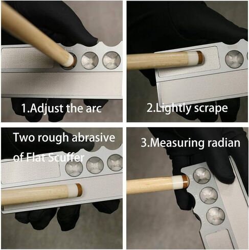 Billiard Pool Cue Tip Shaper 4in1 Snooker Tip Repair Accessory Tool 1pc in Kuwait