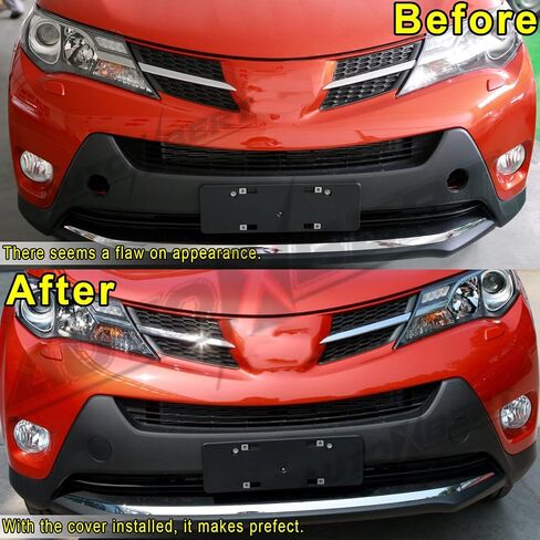 Fit for Toyota RAV4 AX40 2016-2018 Front Left & Right Bumper Tow Hook Eye Cover Cap Replace Part Number 532850R080, 532860R080(2PCS) in Saudi Arabia