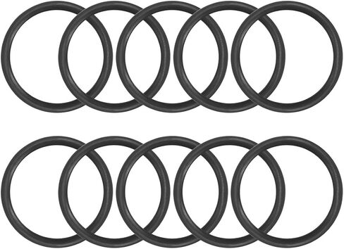 حلقات دائرية مطاطية من النتريل uxcell 41 مم OD 34 مم عرض 3.5 مم، حشية إغلاق مطاطية من النتريل متري، عبوة من 10 قطع in Kuwait