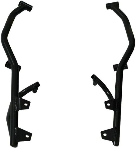 GP Kompozit Rear Luggage Rack with Foot Support Black Compatible For Yamaha Tenere 700 2019-2023 in Saudi Arabia