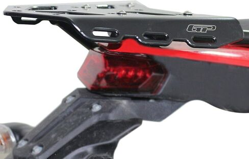 GP Kompozit Rear Luggage Rack with Foot Support Black Compatible For Yamaha Tenere 700 2019-2023 in Saudi Arabia