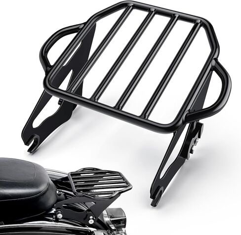 رف أمتعة PBYMT أسود لامع قابل للفصل متوافق مع Harley Touring Road King Street Electra Glide 2009-Later in Kuwait