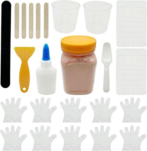 Woohome 12 PCS Miniature Brick Silicone Mold Scale Brick Making Tool Kit Miniature Wall Bricks Tiny Red Bricks Crafts Kit for Mini Garden Sand Table Landscape Building Accessories in Saudi Arabia