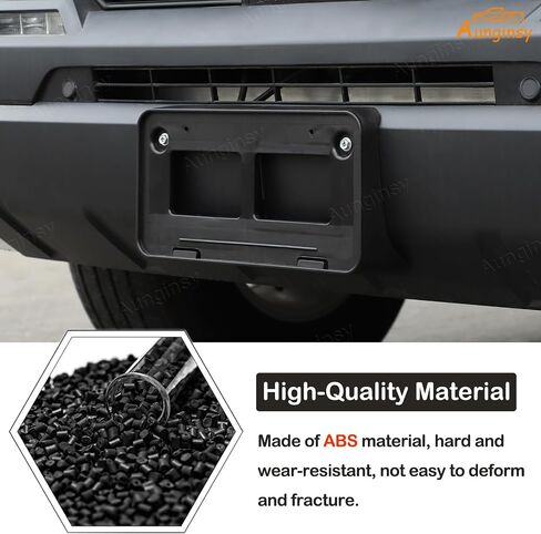 Car Front License Plate Frame Bracket Compatible with Toyota Tundra 2022-2024 Front License Plate Tag Holder Mounting Mount Adapter Bumper Brackets Frame Trim Cover Tag Holder Replacement Accessories in Saudi Arabia