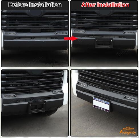 Car Front License Plate Frame Bracket Compatible with Toyota Tundra 2022-2024 Front License Plate Tag Holder Mounting Mount Adapter Bumper Brackets Frame Trim Cover Tag Holder Replacement Accessories in Saudi Arabia