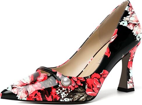ROSERWISH Womens Slip On Elegant Wedding Fashion Pointed Toe Matte Stiletto High Heel Pumps Dress Shoes 3.5 Inch in Saudi Arabia
