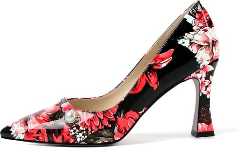 ROSERWISH Womens Slip On Elegant Wedding Fashion Pointed Toe Matte Stiletto High Heel Pumps Dress Shoes 3.5 Inch in Saudi Arabia
