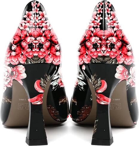 ROSERWISH Womens Slip On Elegant Wedding Fashion Pointed Toe Matte Stiletto High Heel Pumps Dress Shoes 3.5 Inch in Saudi Arabia
