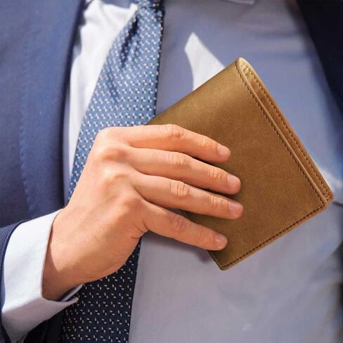 هدايا عيد ميلاد الأب للرجال، محفظة من الأب إلى الابن، هدايا التخرج للابن من الأب بابا، أفكار هدايا للرجال، محافظ للرجال، محافظ جلدية للرجال، محافظ جلدية للرجال، محفظة ثنائية الطي in Kuwait