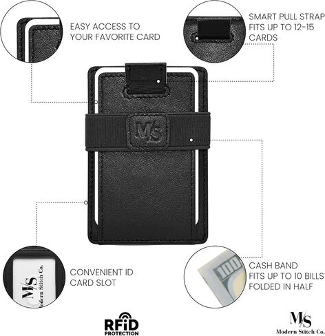 slim wallet for men, rfid blocking, small wallet for men, pocket wallet for men, men wallet leather in Saudi Arabia