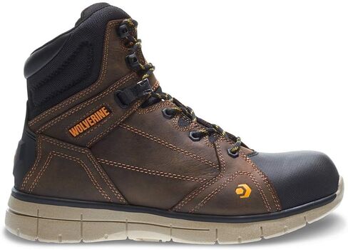 Wolverine Men's Rigger WPF Composite-Toe Mid Wedge Construction Boot, Summer Brown, 12 Extra Wide US in Saudi Arabia