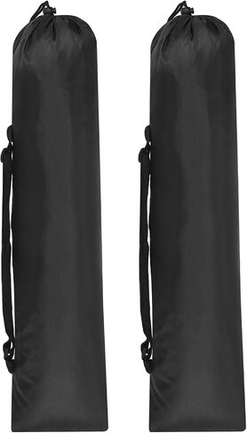 PATIKIL 31x8 Inch Camp Chair Replacement Bag, 2 Pack Nylon Folding Camping Chair Carry Bag Tripod Case Bag with Handle for Outdoor Camping, Black in Saudi Arabia
