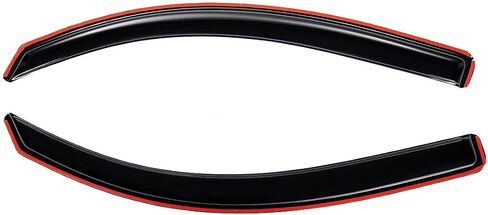 Lightronic WV92430 Outside-Mount Side Window Visors Deflectors Vent Rain Guards, Dark Smoke Shatterproof Auto Shades, 2-Pieces Set, Fits for 2016-2023 Toyota Tacoma Access Cab in Saudi Arabia