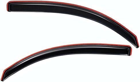 Lightronic WV92430 Outside-Mount Side Window Visors Deflectors Vent Rain Guards, Dark Smoke Shatterproof Auto Shades, 2-Pieces Set, Fits for 2016-2023 Toyota Tacoma Access Cab in Saudi Arabia