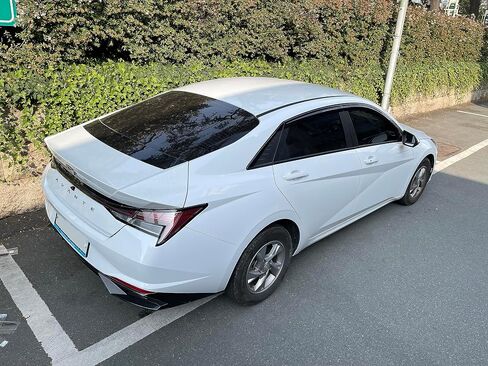 AUTOCLOVER Tape-On Rain Guards Window Visors 6 Pcs Set for Hyundai Elantra 2021 2022 2023 2024 / Window Deflectors, Out-Channel Vent Shades (Smoked) in Saudi Arabia
