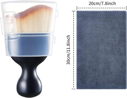 Car Interior and Exterior Soft bristles Detail dust Brush Interior dusting Brush Dashboard Cleaning Brush Home Office Computer Keyboard dusting Tools in Saudi Arabia