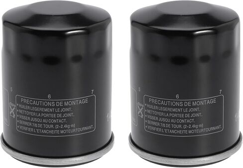 Oil Filter Replace 8M0162829, 8M0065104, 8M0162830, 8M0065103, 822626K04, 822626Q04 for Mercury and Mariner 25-115HP Four Stroke Outboards Engines (Pack of 2) in Saudi Arabia