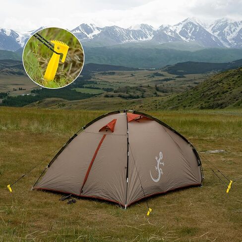 36 Pack Plastic Tent Stakes Heavy Duty, 9 Inch Plastic Yard Stakes for Outdoor Inflatables Beach Tent Stakes, Plastic Tent Pegs for Sand, Camping, Gardening in Saudi Arabia